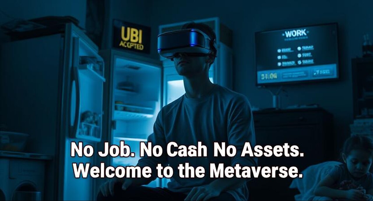 No Job. No Cash. No Assets No Crypto. Welcome to Your New Life in the Metaverse. Work. Eat. Obey.