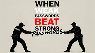 How Weak Passwords Beat Strong Passwords