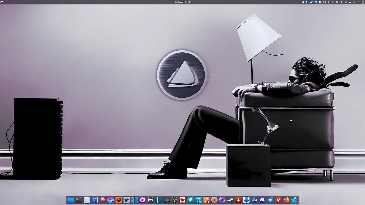 OBS Studio Test Run on EndeavourOS