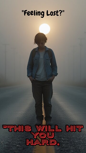 Feeling Lost Lately? Watch This Before You Give Up." "Trapped in a Rut? This Will Hit You Hard