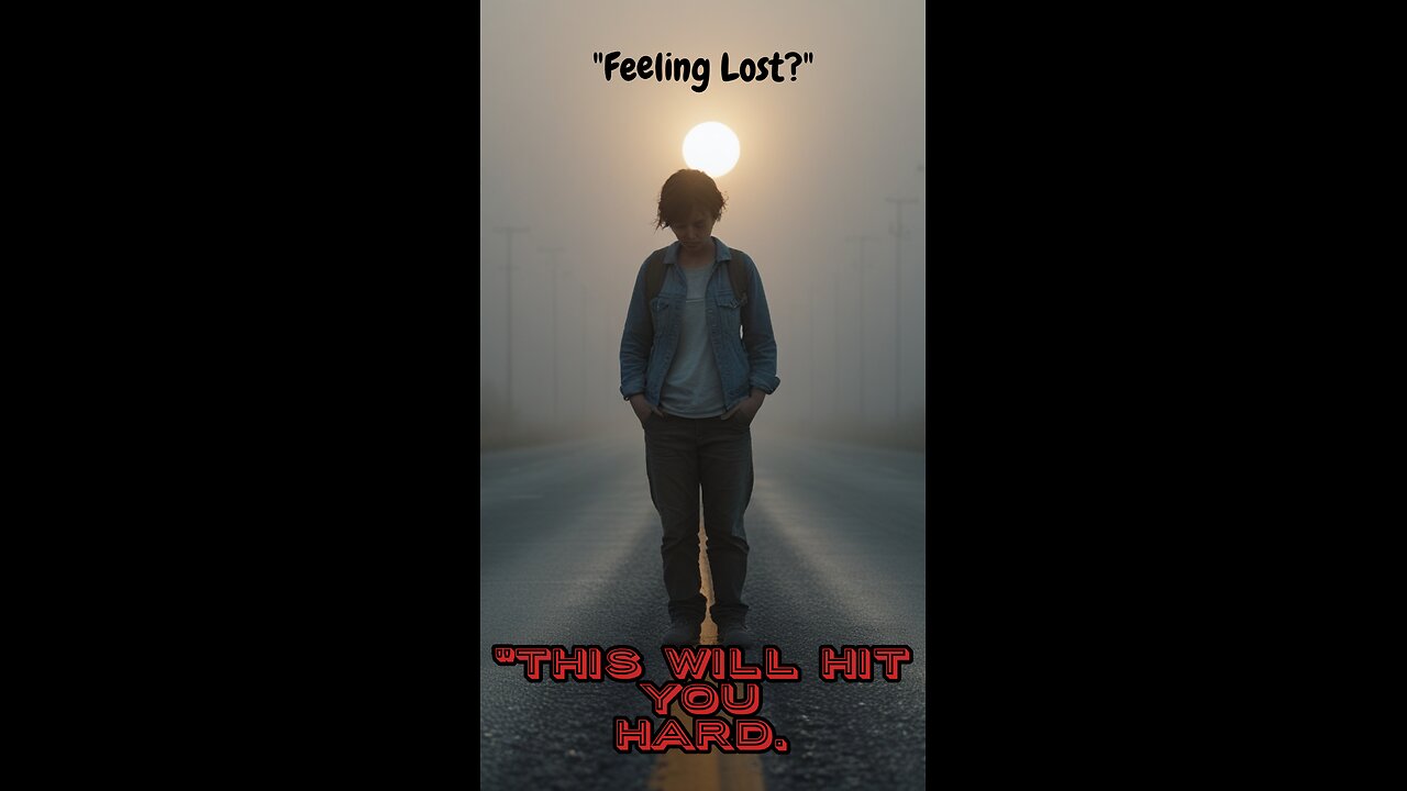 Feeling Lost Lately? Watch This Before You Give Up." "Trapped in a Rut? This Will Hit You Hard