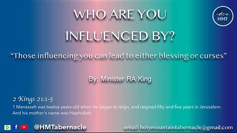 Who Are You Influenced By?