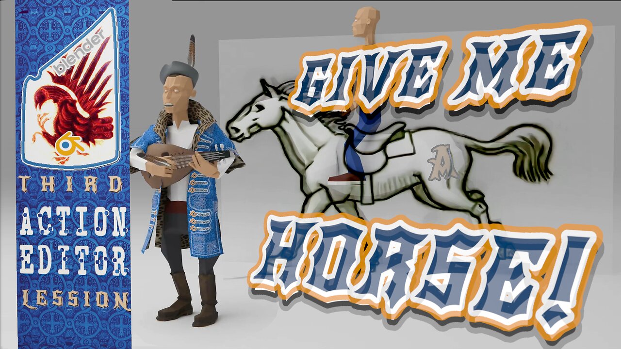 Blender Third Lession: Give Me A Horse!