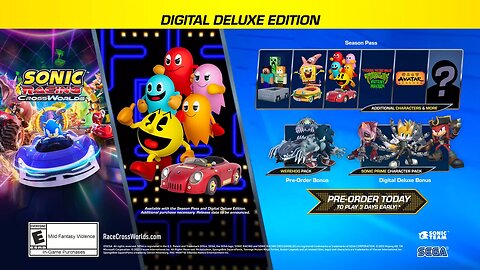 Check out the Cinematic Animation trailer for Sonic Racing: CrossWorlds, launching everywhere