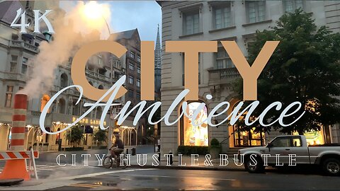 City Hustle and Bustle: 15-Minute Metropolis Ambiance