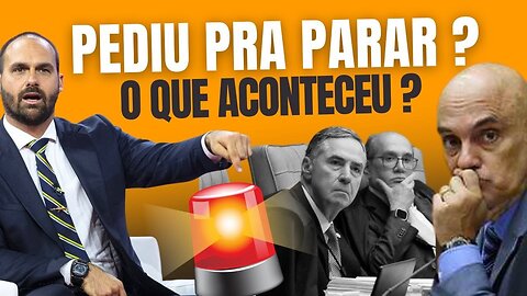 💥 EDUARDO BOLSONARO PEDE PAUSA EM SANÇÕES ? STF ESTÁ RACHADO ?
