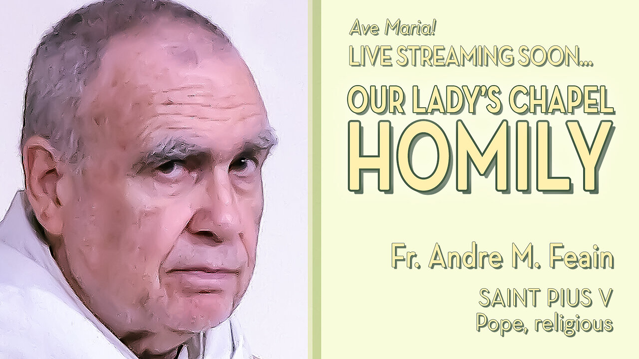 Saint Pius V, Pope, religious - April 30, 2025 - OLC HOMILY