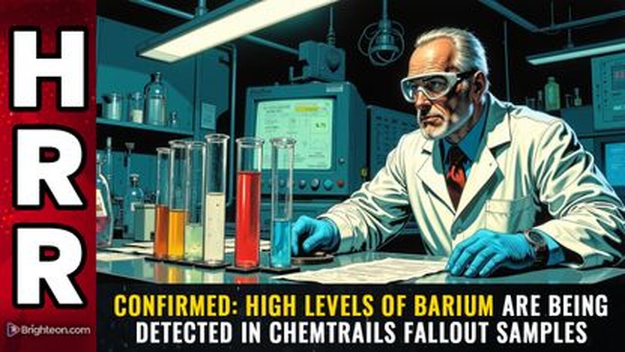 High levels of Barium are being detected in chemtrails fallout samples