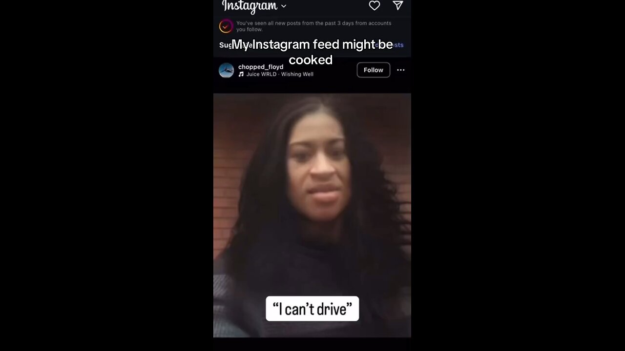 Is my instagram feed cooked?