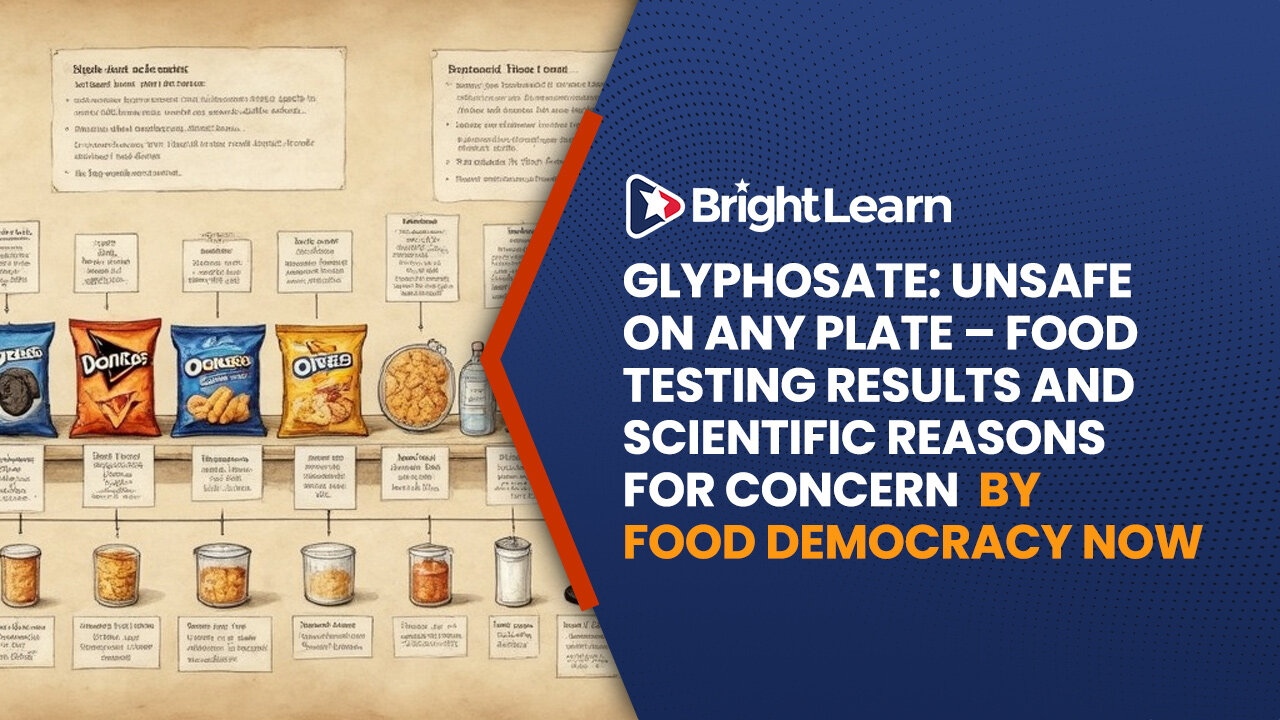 BrightLearn - Glyphosate: Unsafe on Any Plate by Food Democracy Now