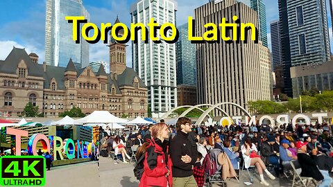【4K】Canada's Latin Fest Downtown Toronto 🇨🇦