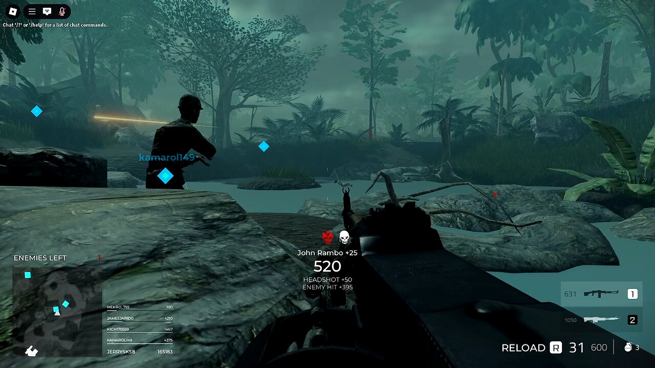 Playing Rolling Thunder PVE in Roblox - (No Commentary).