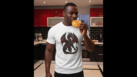 Red and Black Dragon – Powerful Mythical Creature Fantasy Design