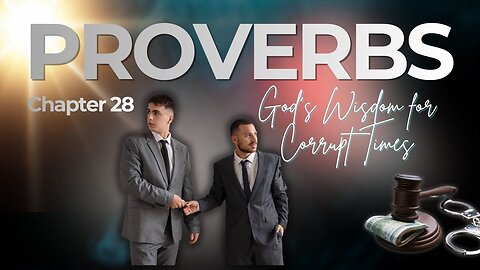 Book of Proverbs Chapter 28 (God’s Wisdom for Corrupt Times) Verse by Verse