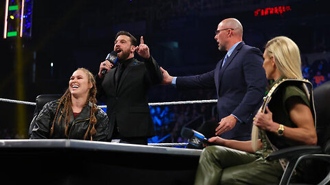 Ronda Rousey and Charlotte Flair unleash chaos at their “I Quit!” Match contract signing @wwefree ​