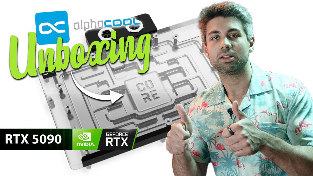 RTX 5090 Asus Astral Alphacool Waterblock UNBOXING! Ultimate Cooling Beast!
