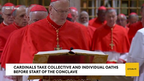 JUST IN: Cardinals Take Collective And Individual Oaths Before The Papal Conclave Begins