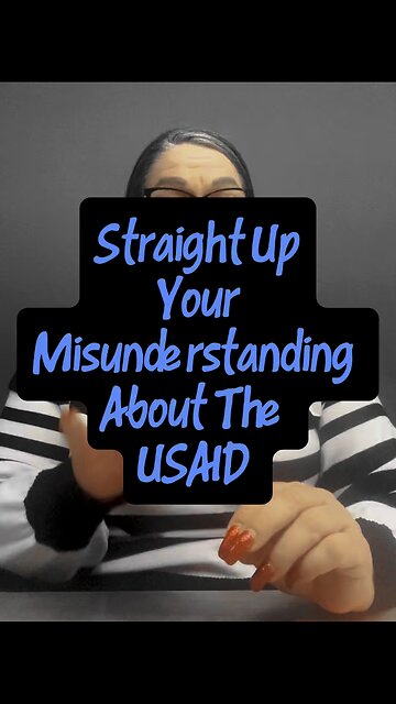 Straight Up Misunderstanding On USAID 😑