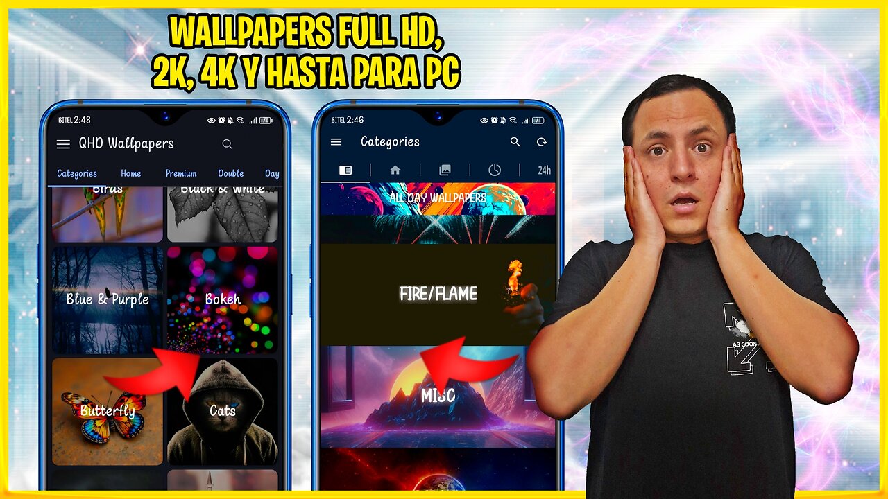 Los WALLPAPERS 4K más ÉPICOS para Android están en estas 3 aplicaciones de la PLAY STORE 📸