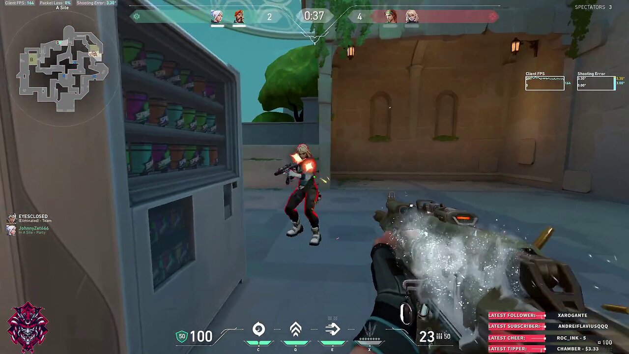 When you play hide and seek with the enemies in Valorant ...