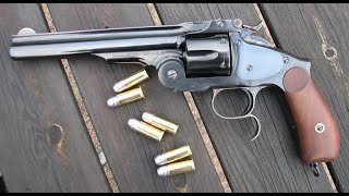 Firing the Model #3 Russian .44 Top Break Replica Revolver by Uberti