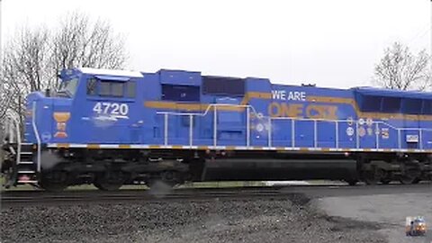 CSX 4720 We Are One CSX On X565 and CSX L361 Trains from Greenwich, Ohio April 5, 2025 Part 3
