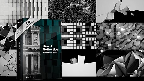 Smart Reflection – Projection Video Mapping Loops Pack Vol.2