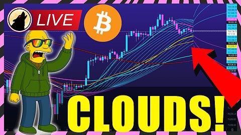 🐺 STORM CLOUDS! Bitcoin, Alts and Trads: Get Off My Lawn! 🐺🚨LIVESTREAM🚨