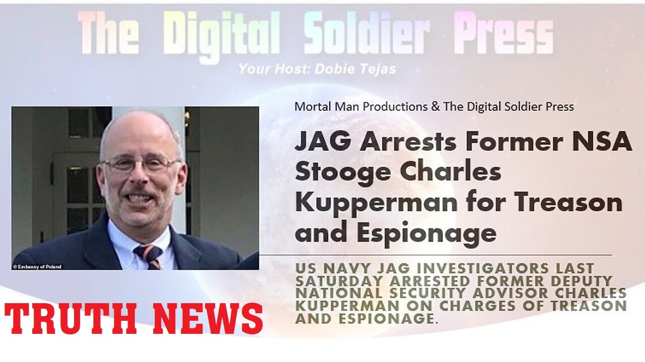 JAG Arrests Former NSA Stooge Charles Kupperman for Treason and Espionage