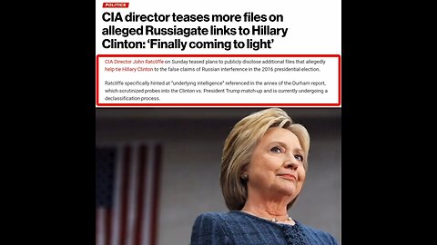 HILLARY CLINTON & BIDEN'S FBI PLAYED A BIGGER ROLE THAN WE THOUGHT as new files confirm links