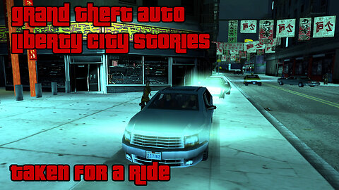 GTA: Liberty City Stories | Mission 18: TAKEN FOR A RIDE | PCSX2, 1440p, HD Textures