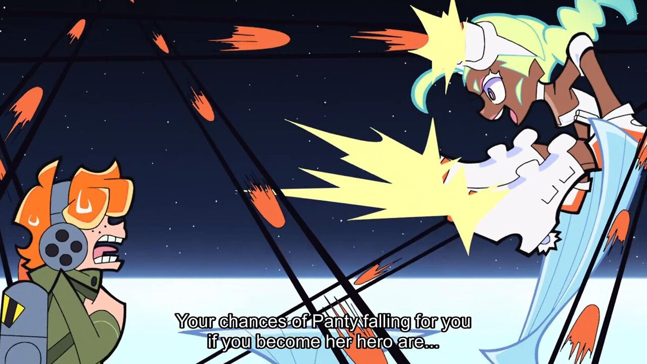 hey his chances shot up | Panty & Stocking with Garterbelt 2nd Season