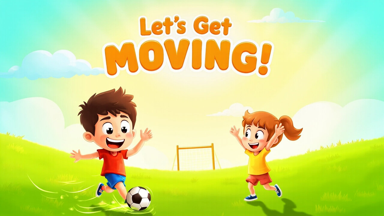 Let's Get Moving | Kids Exercise Song!