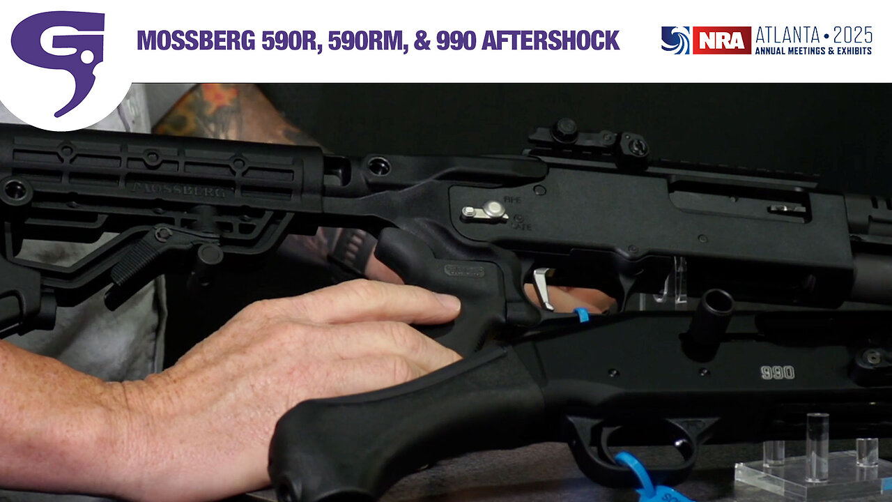 New Mossberg 590R, 590RM, & 990 AfterShock | NRAAM 2025