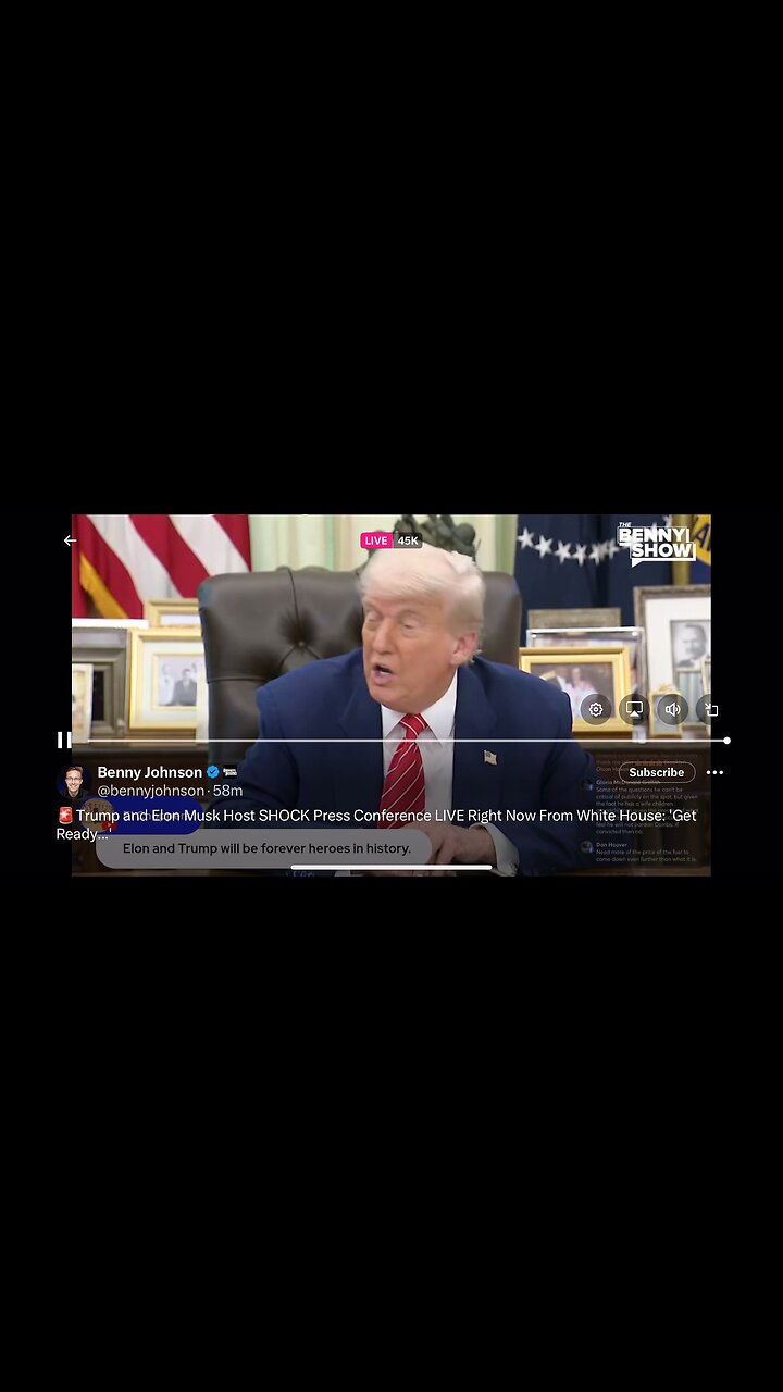 President Trump 30/05/2025