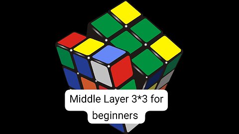 Rubik’s Cube Middle Layer Solve – Easy Step-by-Step Guide for Beginners!