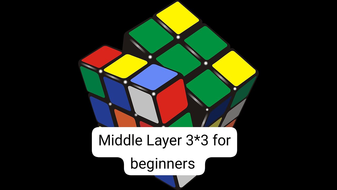 Rubik’s Cube Middle Layer Solve – Easy Step-by-Step Guide for Beginners!