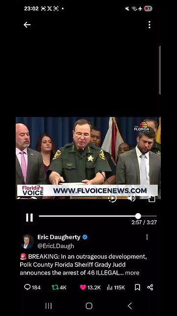 Florida Sheriff : update on criminals caught