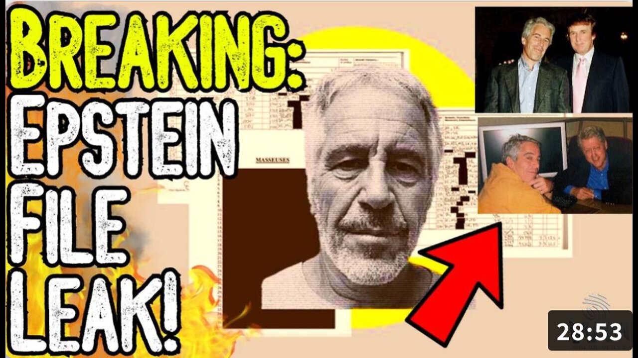 BREAKING: EPSTEIN FILE LEAK! - The Coverup Continues As Victims Prepare To Name Names!