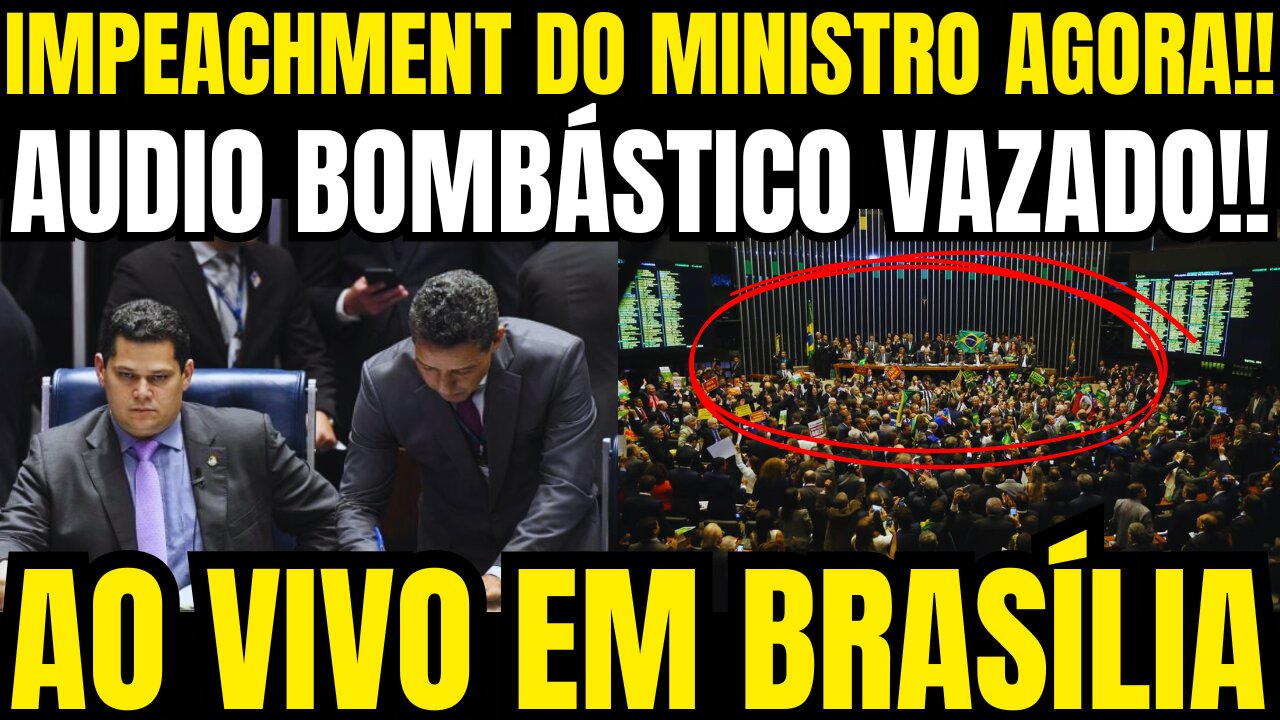 bomba!! SENADORES EXIGEM IMPEACHMENT DE M0RAES APÓS AUDIO GRAVISSIMO SER VAZADO!