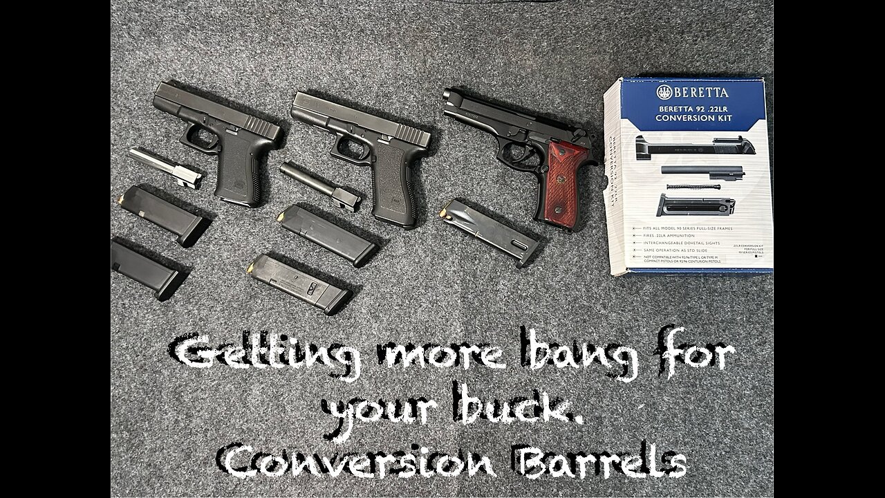 Getting more bang for your buck! Multi caliber and Conversion barrels for guns