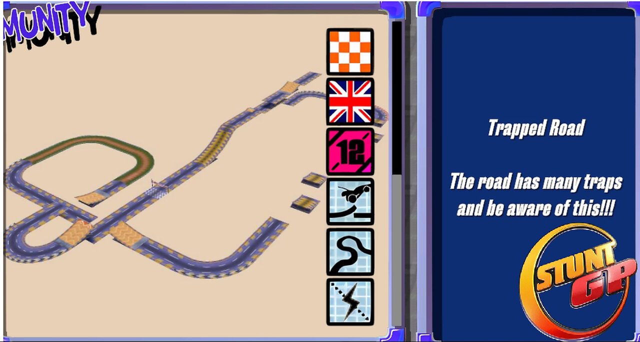 Stunt GP Remastered - Trapped Road (Hard racing) - Update 2025