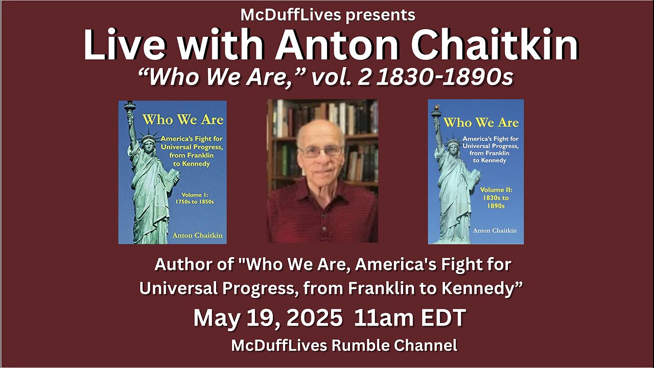 Live with Anton Chaitkin, May 19, 2025