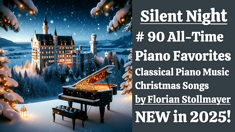 Silent Night # 90 All-Time Piano Favorites Classical Piano Music Christmas Songs NEW in 2025!