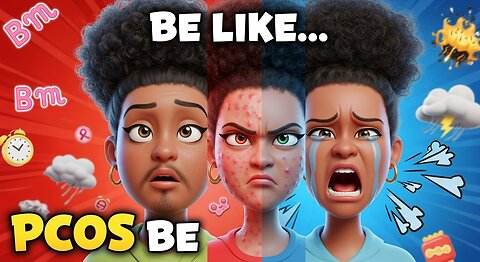Facial Hair, Bloating & No Periods?! The Shocking Truth About PCOS! #pcos #viralvideo #shorts #facts
