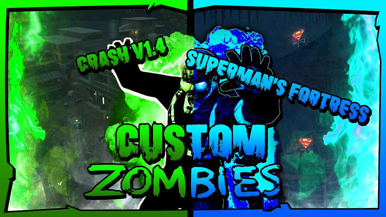 SUPERMAN'S FORTRESS & Crash v1.4 Easter Egg Run - BO3 Custom Zombies