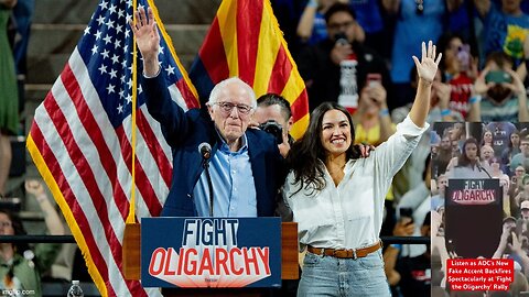 LISTEN AS AOC'S NEW FAKE ACCENT BACKFIRES 😅 SPECTACULARLY AT 'FIGHT THE OLIGARCHY' RALLY
