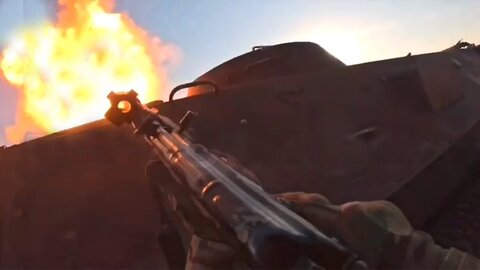 Russian Soldiers Battle Two Ukrainian FPV Drones in Intense Encounter