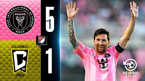 Messi Scores Twice! 🔥 Inter Miami 5-1 Columbus Crew | Full Match Highlights | MLS 2025