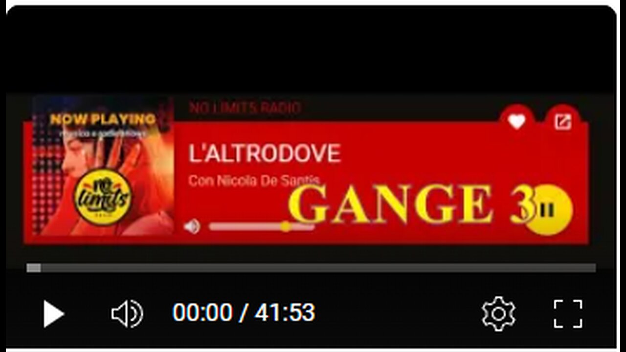 3 Radio Programma "L'ALTRODOVE" rubrica "ANDANDO PER FIUMI"GANGE 3 NO LIMITS RADIO 300mila ascolti